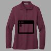 Women's Silk Touch Long Sleeve Polo Thumbnail