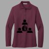 Women's Silk Touch Long Sleeve Polo Thumbnail