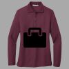 Women's Silk Touch Long Sleeve Polo Thumbnail