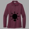 Women's Silk Touch Long Sleeve Polo Thumbnail
