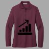 Women's Silk Touch Long Sleeve Polo Thumbnail