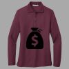 Women's Silk Touch Long Sleeve Polo Thumbnail