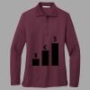 Women's Silk Touch Long Sleeve Polo Thumbnail