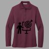 Women's Silk Touch Long Sleeve Polo Thumbnail