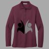 Women's Silk Touch Long Sleeve Polo Thumbnail