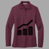 Women's Silk Touch Long Sleeve Polo Thumbnail
