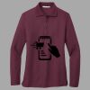 Women's Silk Touch Long Sleeve Polo Thumbnail