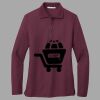 Women's Silk Touch Long Sleeve Polo Thumbnail