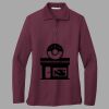 Women's Silk Touch Long Sleeve Polo Thumbnail