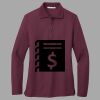 Women's Silk Touch Long Sleeve Polo Thumbnail