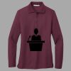 Women's Silk Touch Long Sleeve Polo Thumbnail