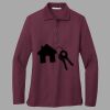 Women's Silk Touch Long Sleeve Polo Thumbnail