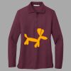 Women's Silk Touch Long Sleeve Polo Thumbnail