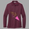 Women's Silk Touch Long Sleeve Polo Thumbnail