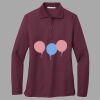 Women's Silk Touch Long Sleeve Polo Thumbnail