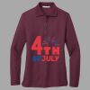 Women's Silk Touch Long Sleeve Polo Thumbnail