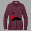 Women's Silk Touch Long Sleeve Polo Thumbnail