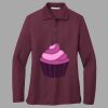 Women's Silk Touch Long Sleeve Polo Thumbnail