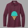 Women's Silk Touch Long Sleeve Polo Thumbnail