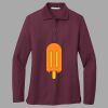 Women's Silk Touch Long Sleeve Polo Thumbnail