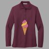 Women's Silk Touch Long Sleeve Polo Thumbnail