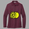 Women's Silk Touch Long Sleeve Polo Thumbnail