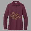 Women's Silk Touch Long Sleeve Polo Thumbnail
