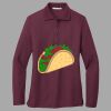 Women's Silk Touch Long Sleeve Polo Thumbnail