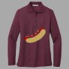Women's Silk Touch Long Sleeve Polo Thumbnail