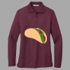 Women's Silk Touch Long Sleeve Polo Thumbnail