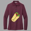 Women's Silk Touch Long Sleeve Polo Thumbnail