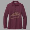 Women's Silk Touch Long Sleeve Polo Thumbnail