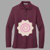 Women's Silk Touch Long Sleeve Polo Thumbnail