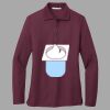 Women's Silk Touch Long Sleeve Polo Thumbnail