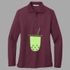 Women's Silk Touch Long Sleeve Polo Thumbnail