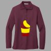 Women's Silk Touch Long Sleeve Polo Thumbnail