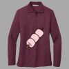 Women's Silk Touch Long Sleeve Polo Thumbnail
