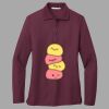 Women's Silk Touch Long Sleeve Polo Thumbnail