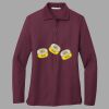 Women's Silk Touch Long Sleeve Polo Thumbnail