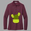 Women's Silk Touch Long Sleeve Polo Thumbnail