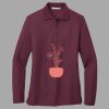 Women's Silk Touch Long Sleeve Polo Thumbnail