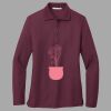 Women's Silk Touch Long Sleeve Polo Thumbnail
