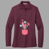 Women's Silk Touch Long Sleeve Polo Thumbnail