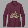 Women's Silk Touch Long Sleeve Polo Thumbnail