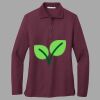 Women's Silk Touch Long Sleeve Polo Thumbnail