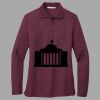 Women's Silk Touch Long Sleeve Polo Thumbnail