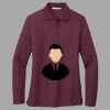 Women's Silk Touch Long Sleeve Polo Thumbnail