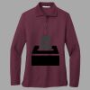Women's Silk Touch Long Sleeve Polo Thumbnail