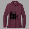 Women's Silk Touch Long Sleeve Polo Thumbnail