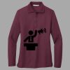 Women's Silk Touch Long Sleeve Polo Thumbnail
